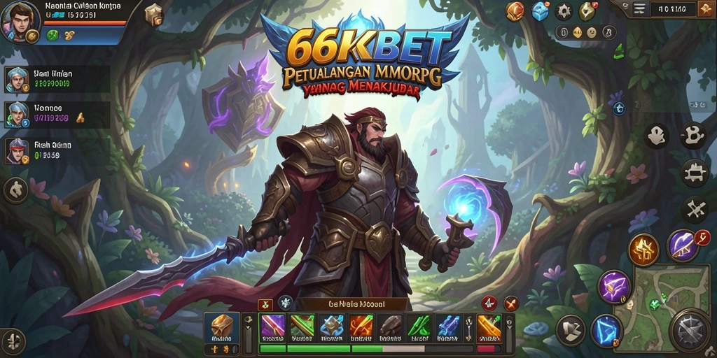 Tangkapan layar gameplay 66KBET yang menunjukkan pertarungan epik.