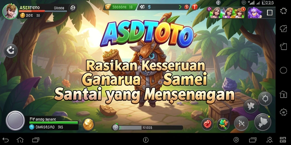 Screenshot gameplay ASDTOTO yang penuh warna dan menyenangkan.