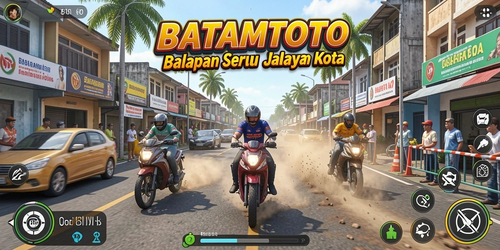 Gameplay menarik di BATAMTOTO dengan grafis balapan yang memukau.