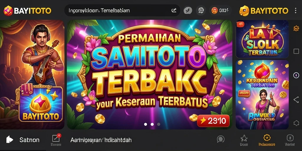Tampilan gameplay mendebarkan dari aplikasi Slot BAYITOTO.