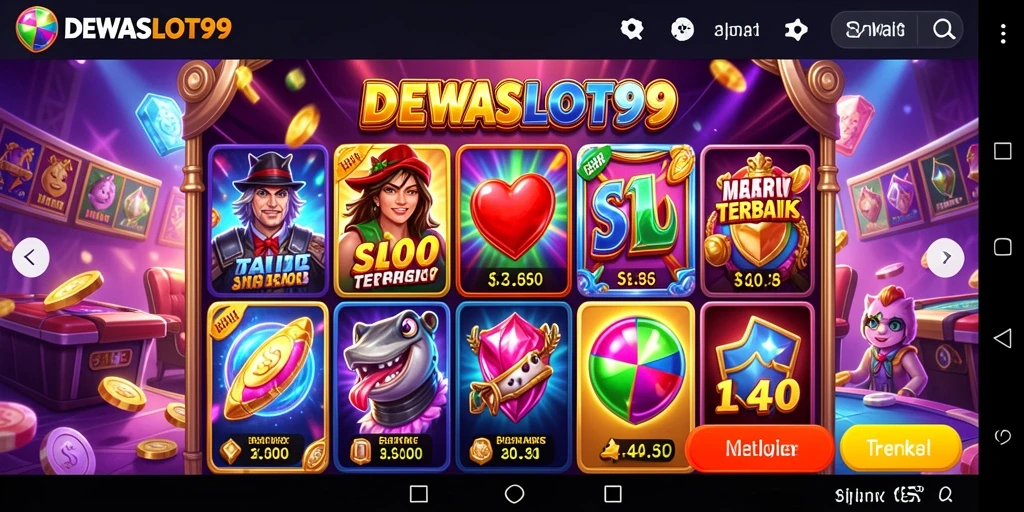 Tampilan gameplay DEWASLOT99 yang seru dan menarik.