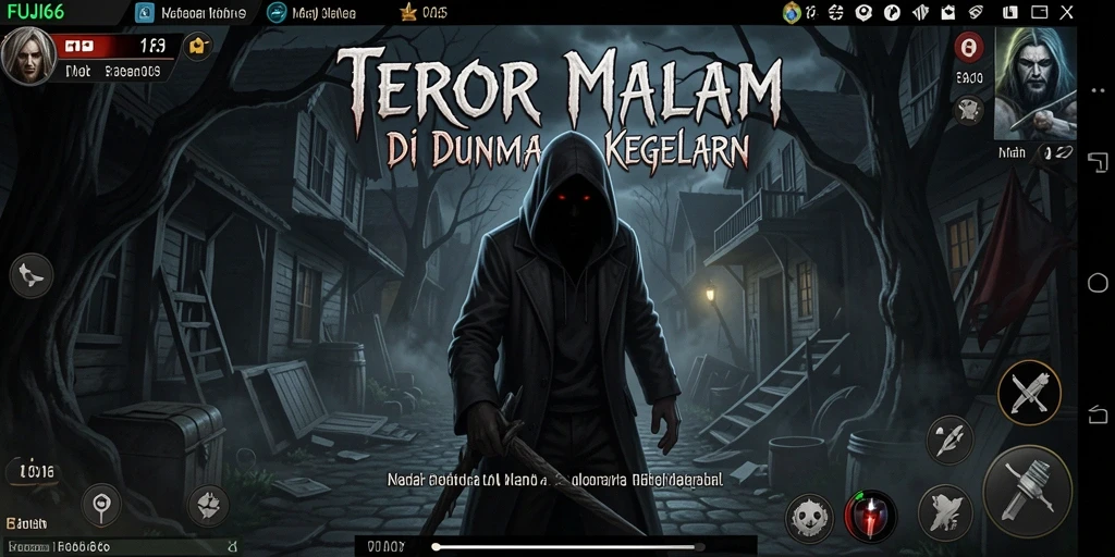 Tampilan gameplay FUJI66 yang menegangkan dan menyeramkan.