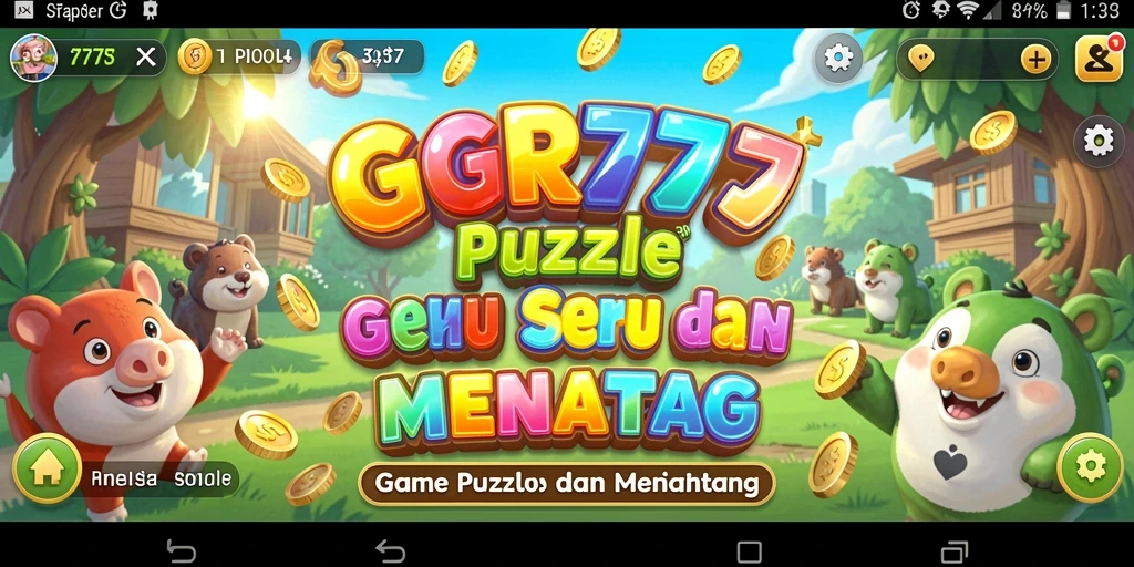 Tampilan screenshot GGR7777 menunjukkan gameplay Puzzle yang menarik.