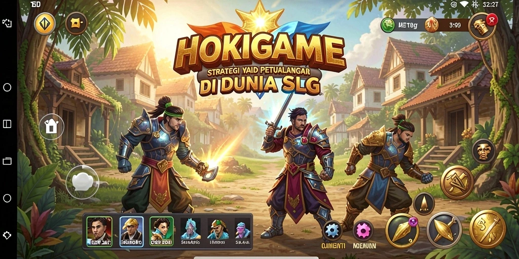 Tampilan gameplay HOKIGAME yang epik dan mendalam.