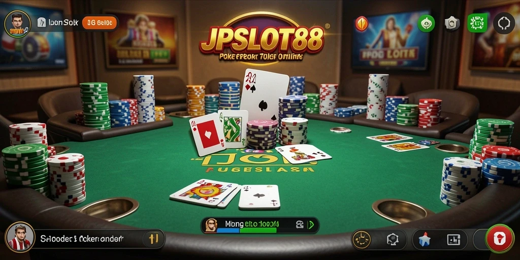 Tampilan gameplay poker yang menarik dari JPSLOT88.