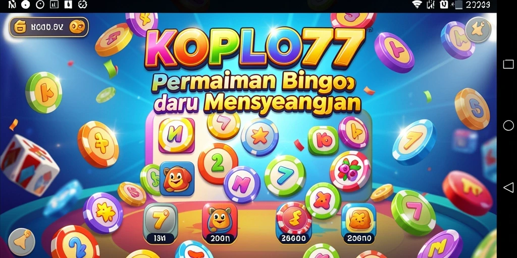 Tampilan gameplay seru dalam KOPLO77 dengan suasana Bingo yang mengasyikkan.