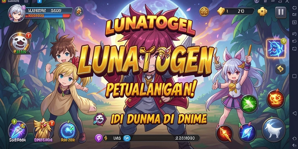 Tampilan gameplay seru dan karakter anime yang mendetail.