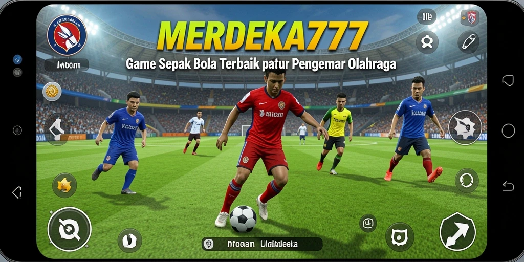 Gameplay seru dari MERDEKA777 dalam pertandingan sepak bola.