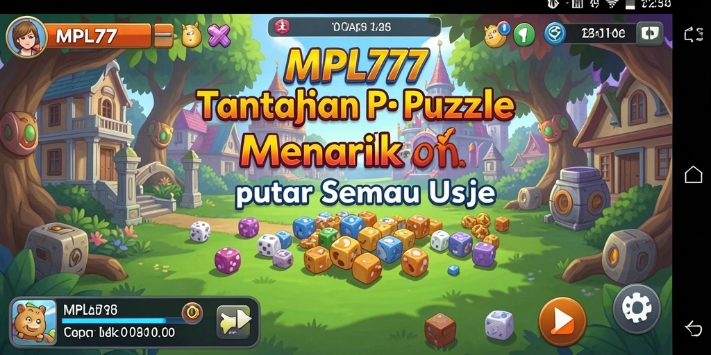 Menampilkan gameplay seru dari MPL777 di level puzzle.