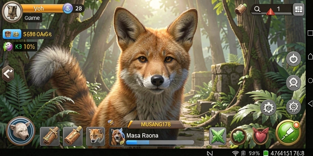 Tampilan gameplay <strong>MUSANG178</strong> yang seru dan menghibur.
