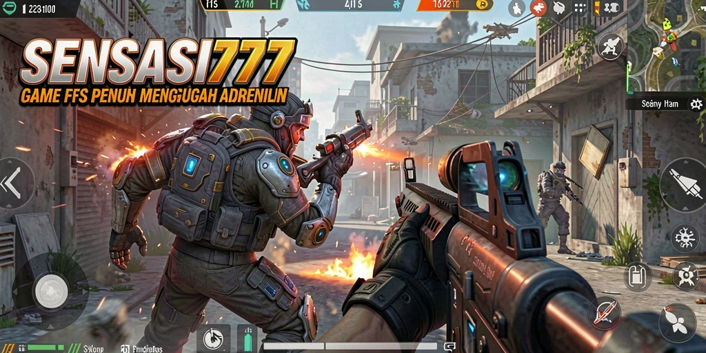 Tangkapan layar gameplay SENSASI777 menampilkan aksi menembak mendebarkan.