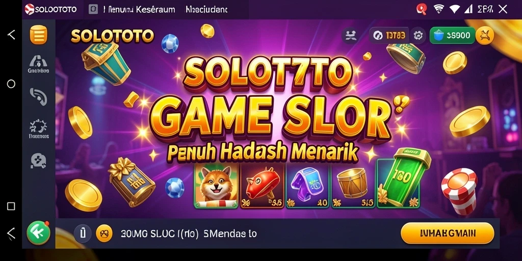 Screenshot SOLOTOTO menampilkan gameplay Slot yang seru dan interaktif.