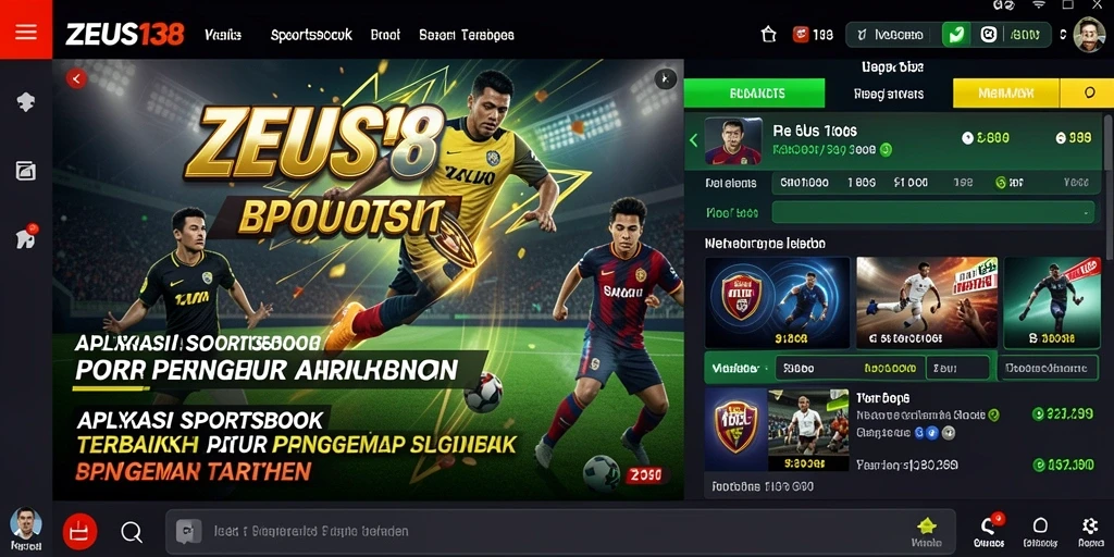 Tampilan gameplay menarik dari aplikasi Sportsbook ZEUS138.